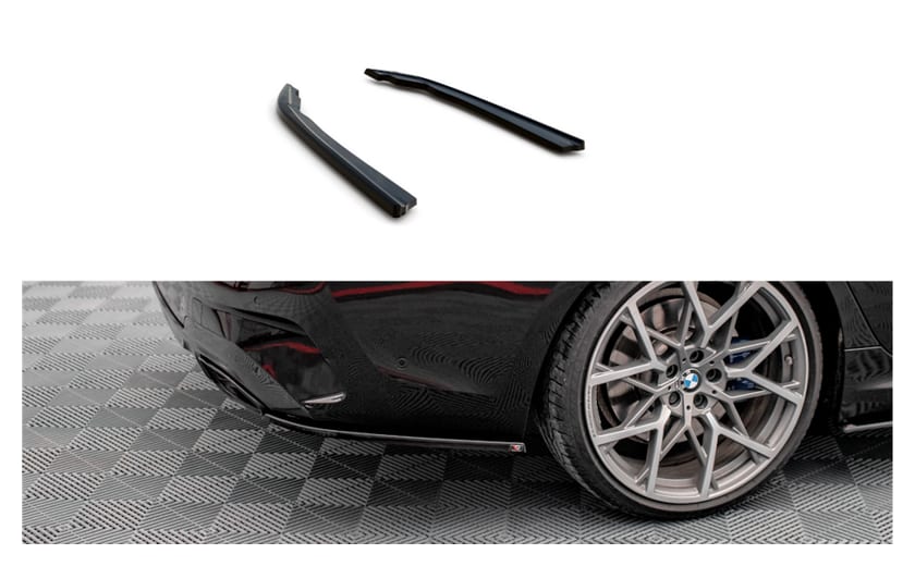 Splitter BMW 3 G20 G21 M-Pack Tył Boczne v.4 Gloss Black
