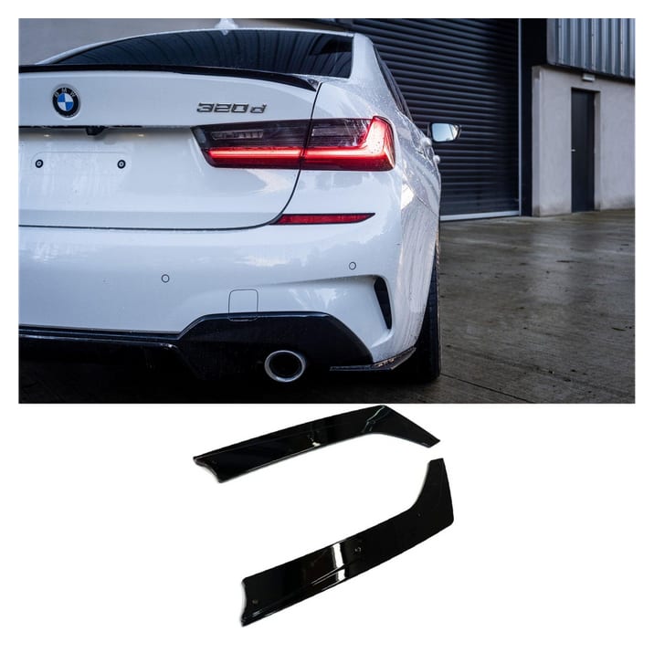 Splitter BMW 3 G20 G21 Tył Boczne Gloss Black