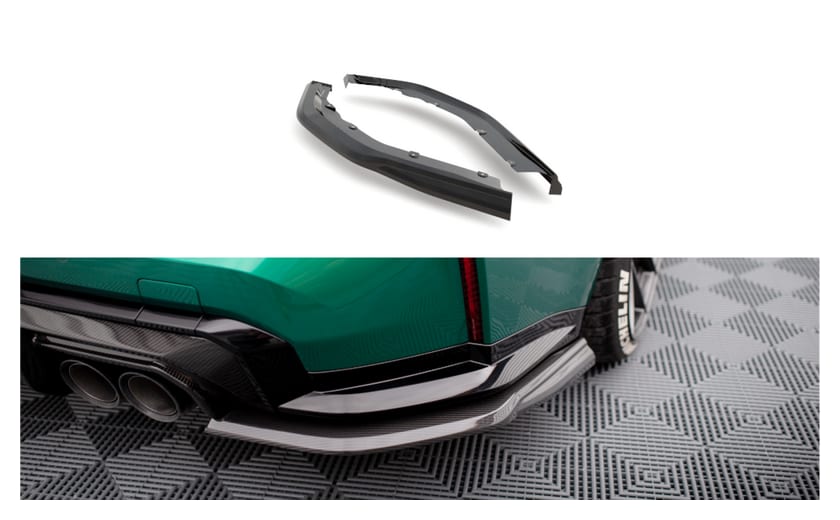 Splitter BMW 3 G80 M-Pack Tył Bok Carbon