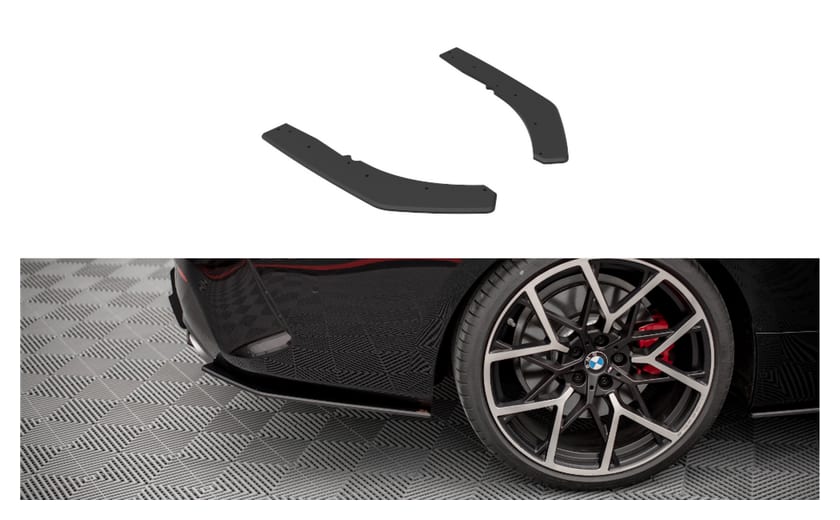 Splitter BMW 4 G22 M-Pack Tył Boczne Street Pro Black