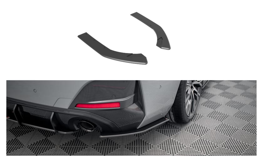 Splitter BMW 4 G26 M-Pack Tył Boczne Street Pro Black