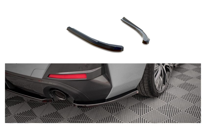 Splitter BMW 4 G26 M-Pack Tył Boczne v.1 Gloss Black