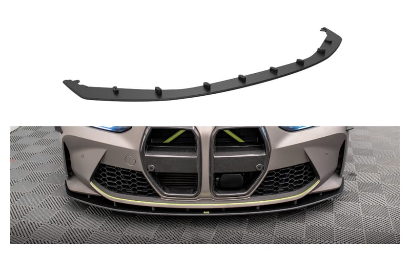 Splitter BMW 4 G82 3 G80 M-Pack Przód Pro Black-Red