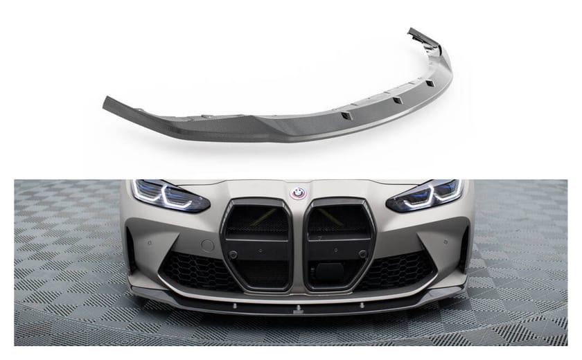 Splitter BMW 4 G82 3 G80 M-Pack Przód v.3 Carbon