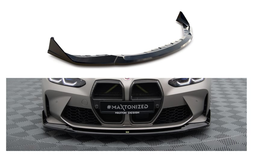 Splitter BMW 4 G82 3 G80 M-Pack przód v.4 CSL Look