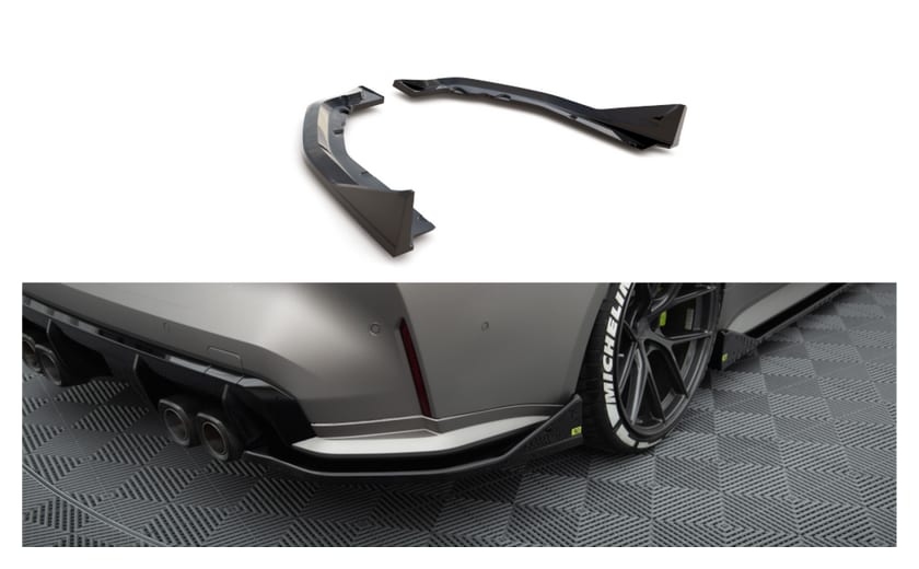 Splitter BMW 4 G82 M-Pack Tył Boczne v.3 CSL Look
