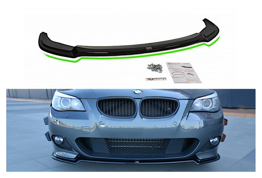 Splitter BMW 5 E60 E61 M-Pack przód Gloss Black