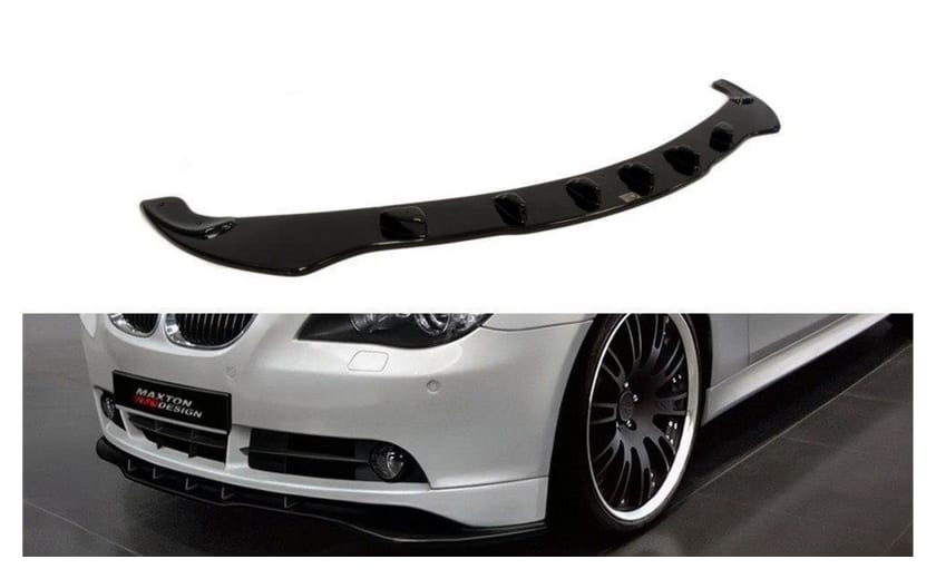 Splitter BMW 5 E60 E61 przód Gloss Black