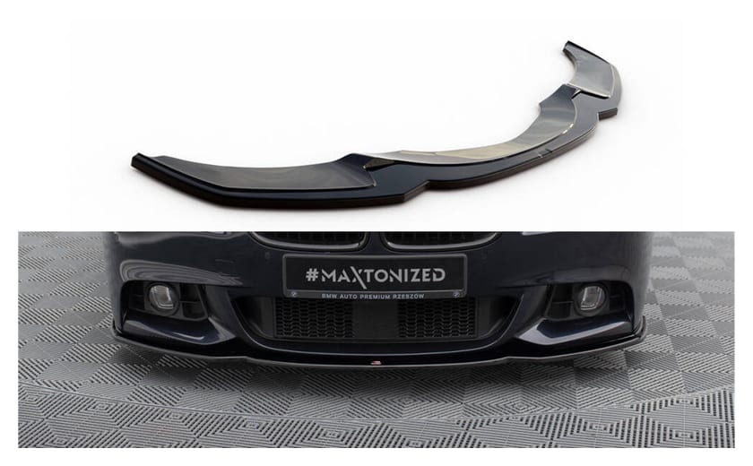 Splitter BMW 5 F10 F11 M-Pack przód v.2 Gloss Black