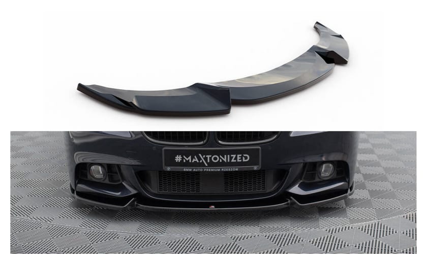 Splitter BMW 5 F10 F11 M-Pack przód v.3 Gloss Black