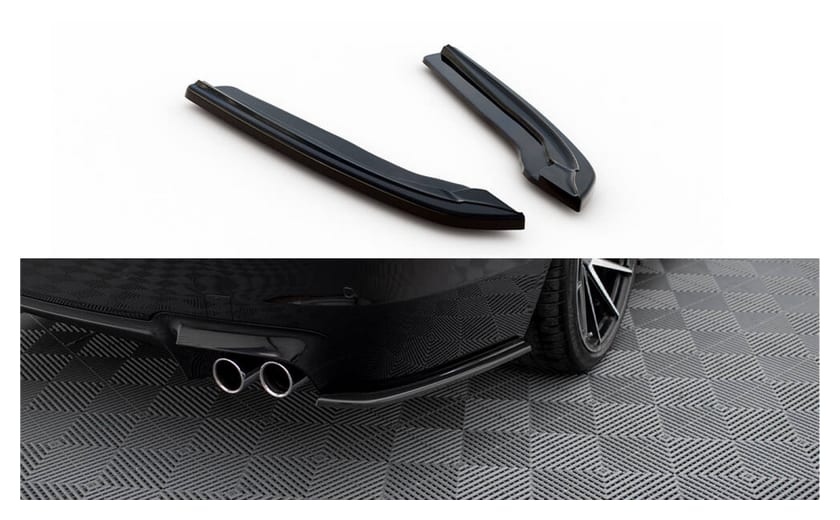 Splitter BMW 5 F10 M-Pack Tył Boczne Gloss Black