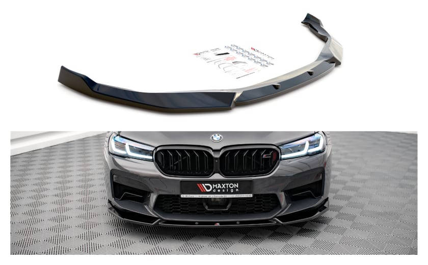 Splitter BMW 5 F90 Facelift M-Pack przód v.1 Gloss Black