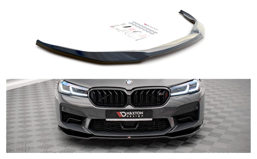 Splitter BMW 5 F90 Facelift M-Pack przód v.2 Gloss Black