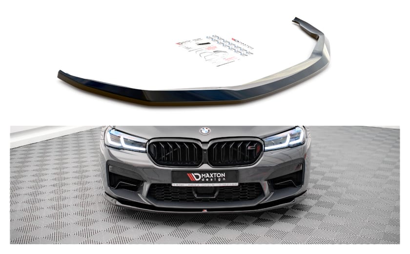 Splitter BMW 5 F90 Facelift M-Pack przód v.3 Gloss Black