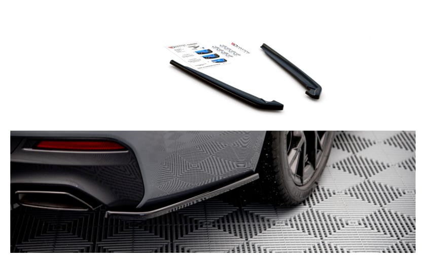 Splitter BMW 5 G30 Facelift M-Pack Tył Boczne Gloss Black