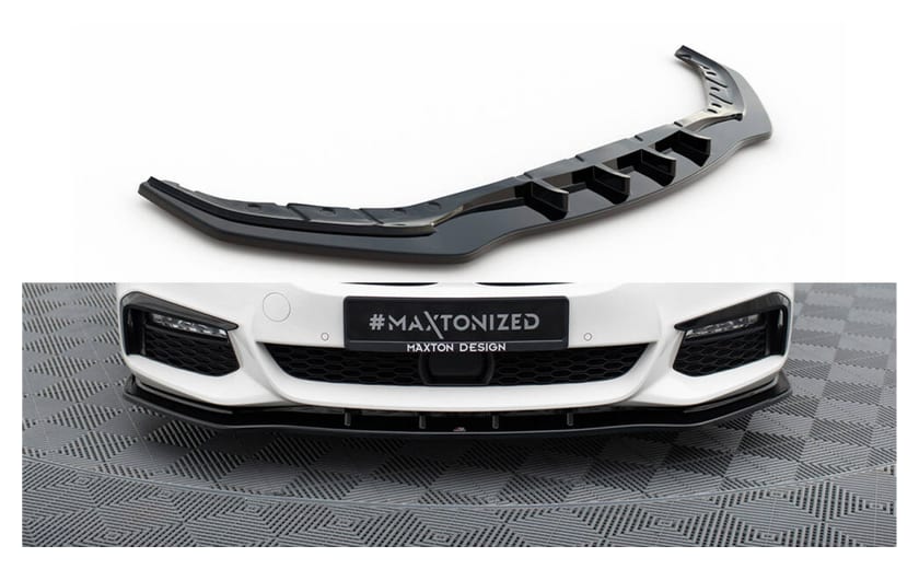 Splitter BMW 5 G30 G31 M-Pack przód v.1 Gloss Black