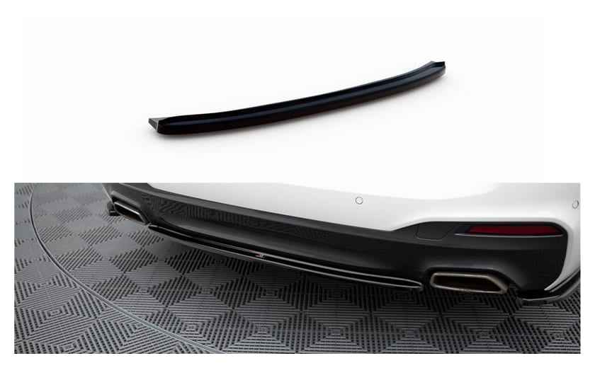 Splitter BMW 5 G30 G31 M-Pack Tył Środkowy Gloss Black