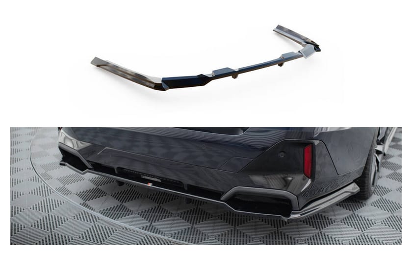 Splitter BMW 5 G60 M-Pack Tył Środkowy z Dyfuzorem v.1