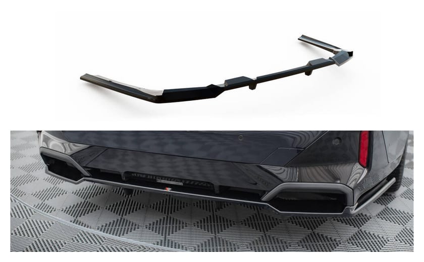 Splitter BMW 5 G60 M-Pack Tył Środkowy z Dyfuzorem v.2