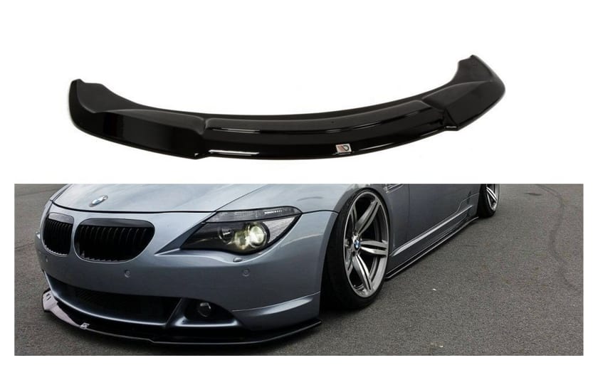 Splitter BMW 6 E63 E64 przód v.2 Gloss Black