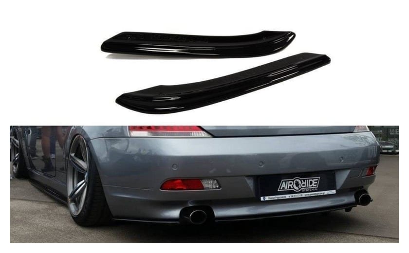 Splitter BMW 6 E63 E64 Tył Boczne Gloss Black