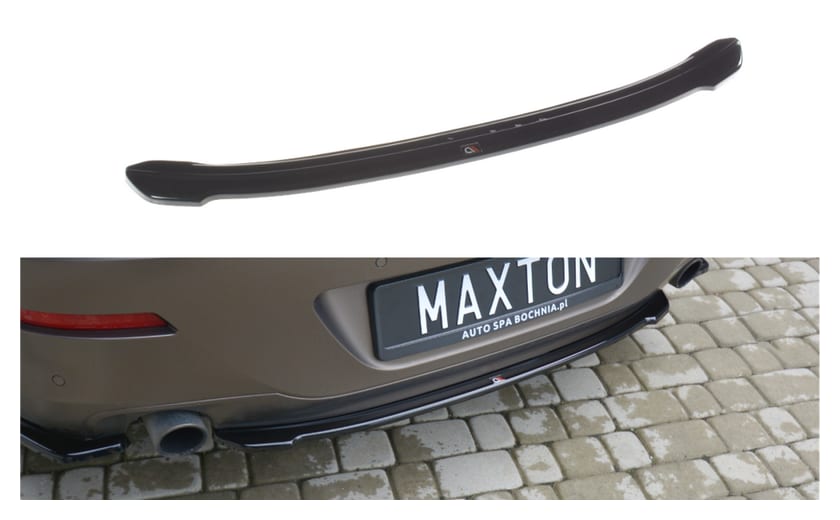 Splitter BMW 6 F06 Tył Środkowy Gloss Black