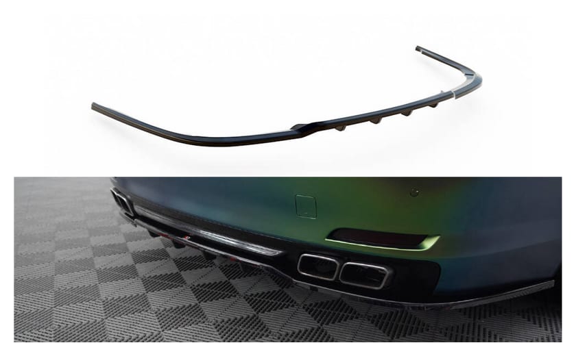 Splitter BMW 7 F01 Tył Środkowy z Dyfuzorem