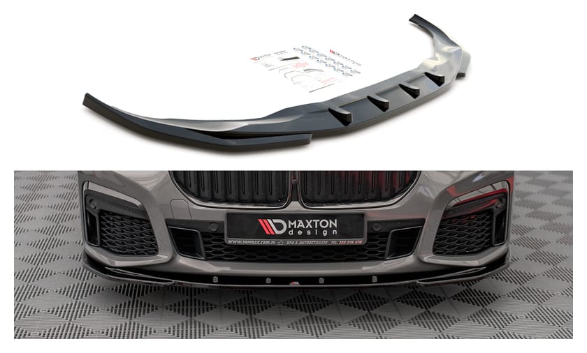 Splitter BMW 7 G11 Facelift M-Pack przód v.1 Gloss Black
