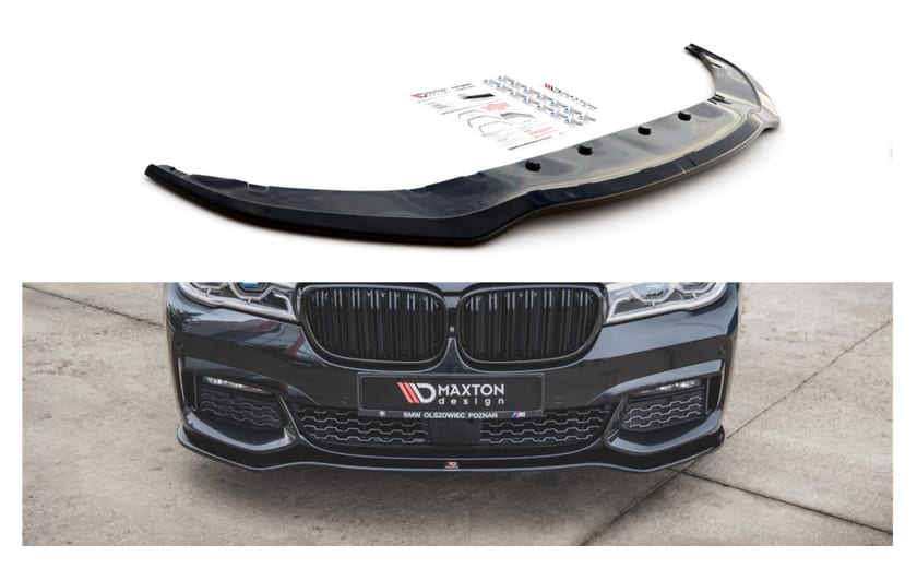 Splitter BMW 7 G11 M-Pack przód v.1 Gloss Black