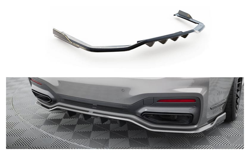 Splitter BMW 7 M-Pack G11 G12 Facelift Tył Carbon