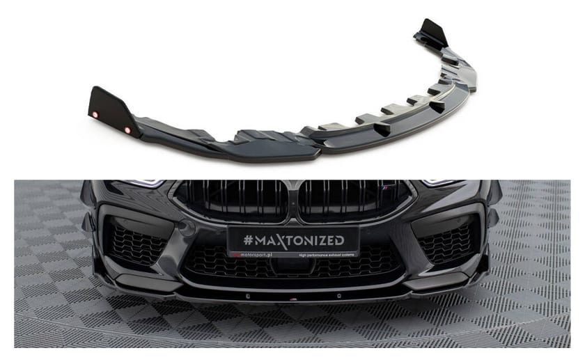 Splitter BMW 8 F93 M-Pack przód v.1 Gloss Black