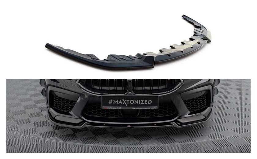 Splitter BMW 8 F93 M-Pack przód v.2 Gloss Black