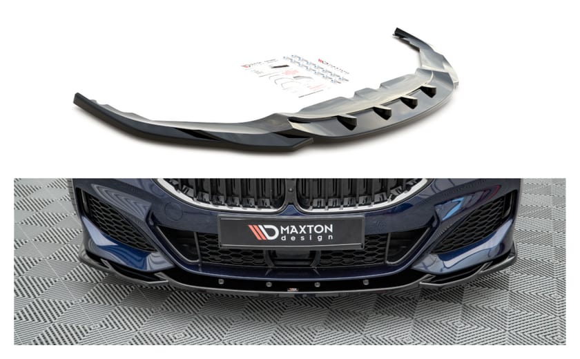 Splitter BMW 8 G15 G16 przód v.4 Gloss Black