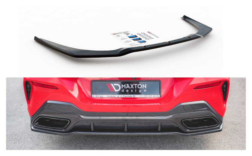 Splitter BMW 8 G15 Tył Środkowy Gloss Black