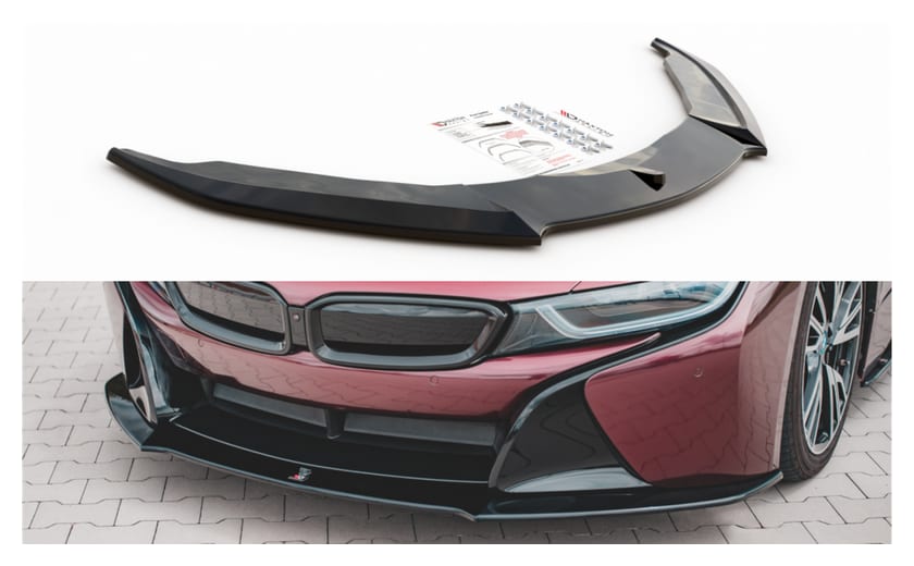 Splitter BMW i8 I12 przód Gloss Black