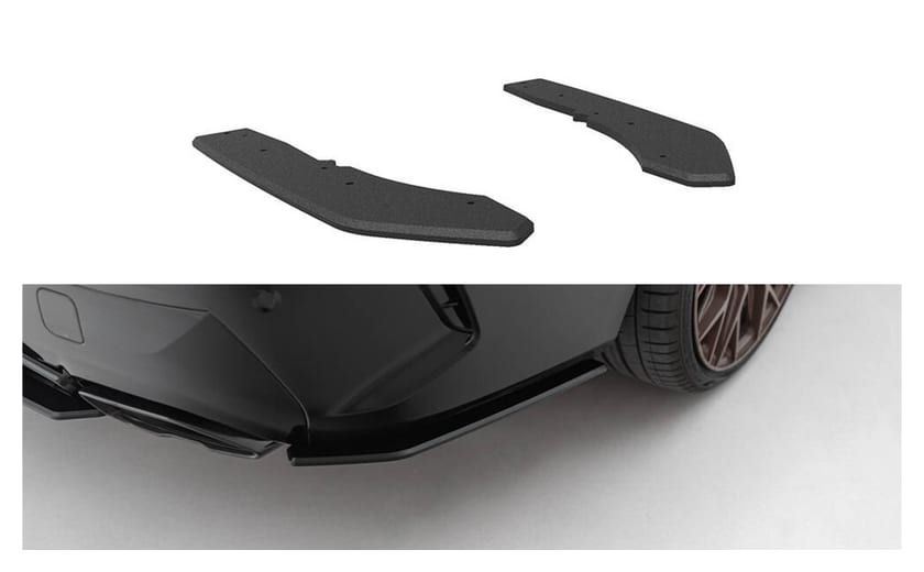 Splitter BMW M440i G22 G23 Tył Boczne Street Pro Facelift Black
