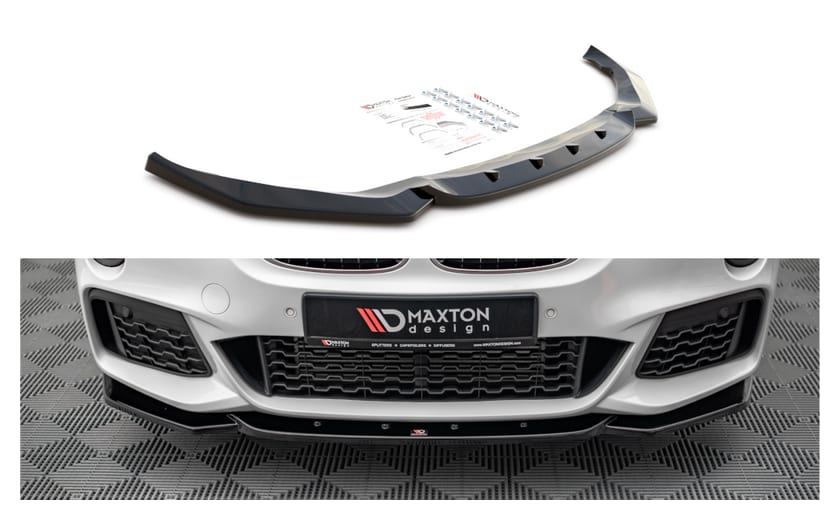 Splitter BMW X1 F48 M-Pack przód v.1 Gloss Black