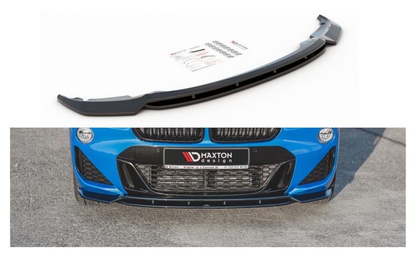 Splitter BMW X2 F39 M-Pack przód Gloss Black
