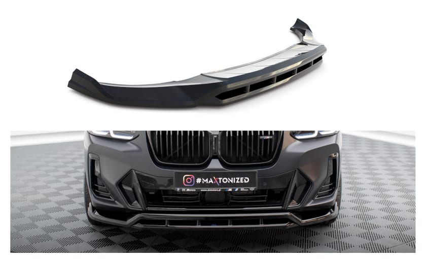 Splitter BMW X3 G01 Facelift M-Pack przód Gloss Black