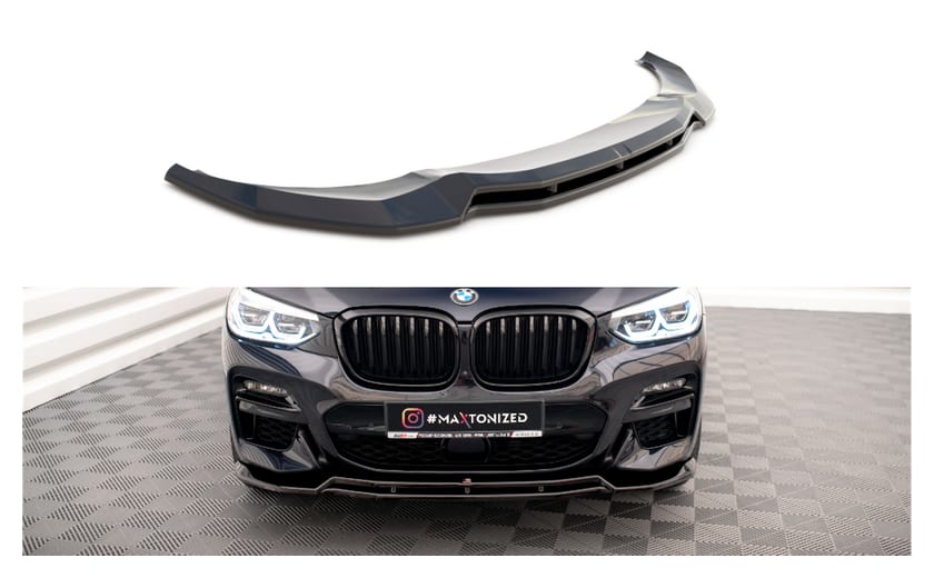 Splitter BMW X3 G01 M-Pack przód v.1 Gloss Black