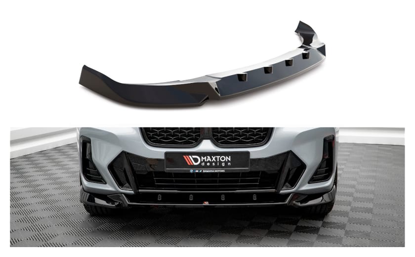 Splitter BMW X4 G02 Facelift M-Pack przód v.2 Gloss Black