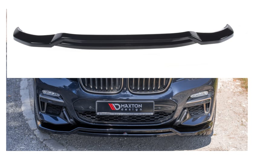 Splitter BMW X4 G02 M-Pack przód Gloss Black