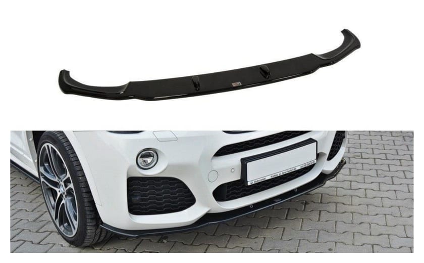 Splitter BMW X4 G02 M-Pack przód Gloss Black
