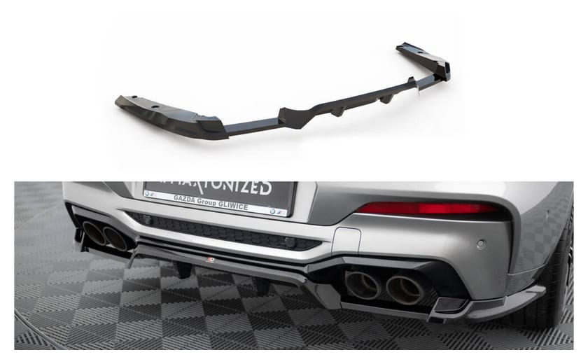 Splitter BMW X4 M F98 Tył Środkowy z Dyfuzorem
