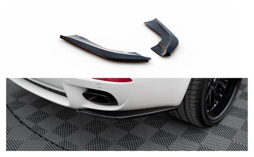 Splitter BMW X5 E70 Facelift M-Pack Tył Boczne Gloss Black