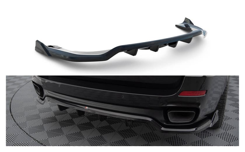 Splitter BMW X5 F15 M-Pack Tył Środkowy z Dyfuzorem