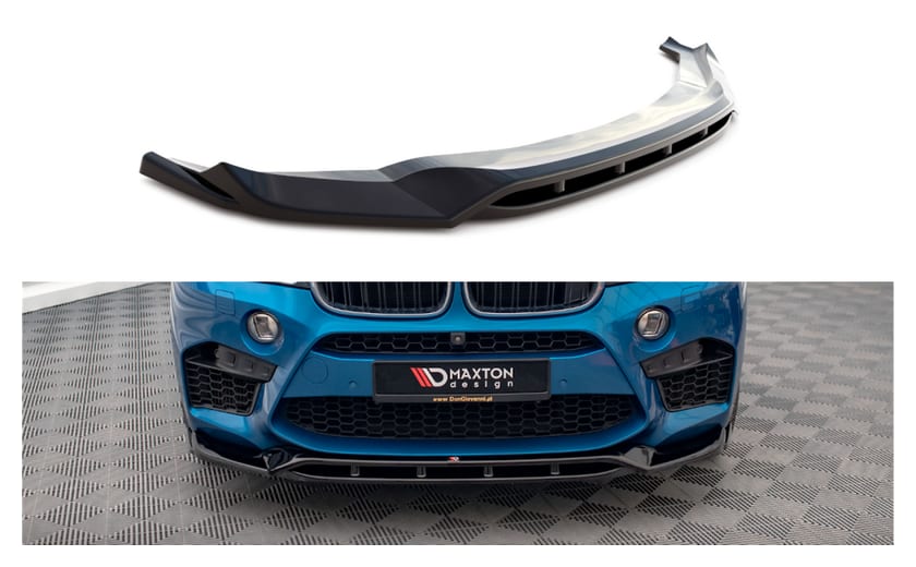 Splitter BMW X5 F85 X6 F86 M-Pack przód v.3 Gloss Black