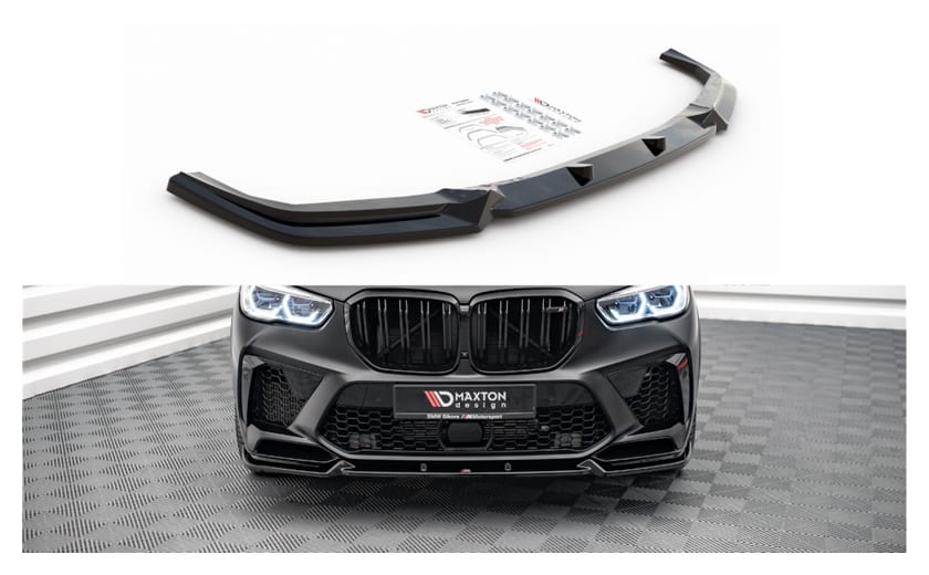 Splitter BMW X5 F95 M-Pack przód v.1 Gloss Black