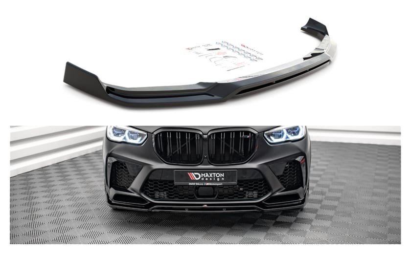 Splitter BMW X5 F95 M-Pack przód v.3 Gloss Black