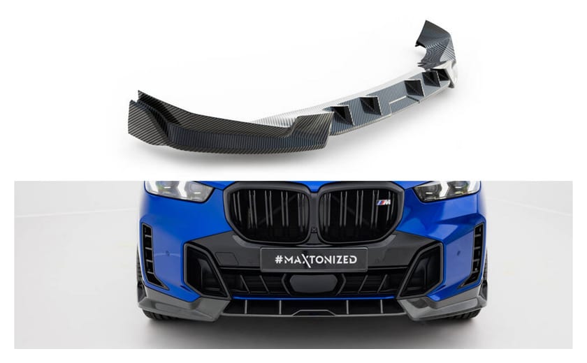 Splitter BMW X5 G05 M-Pack Facelift Przód Carbon